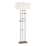 Hubbardton Forge 2013 Bronze Natural Anna Shade (SF) Cavaletti Floor Lamp