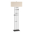 Hubbardton Forge 2013 Black Flax Shade (SE) Cavaletti Floor Lamp