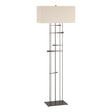 Hubbardton Forge 2013 Oil Rubbed Bronze Flax Shade (SE) Cavaletti Floor Lamp