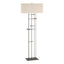 Hubbardton Forge 2013 Oil Rubbed Bronze Flax Shade (SE) Cavaletti Floor Lamp