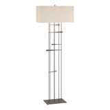 Hubbardton Forge 2013 Natural Iron Flax Shade (SE) Cavaletti Floor Lamp