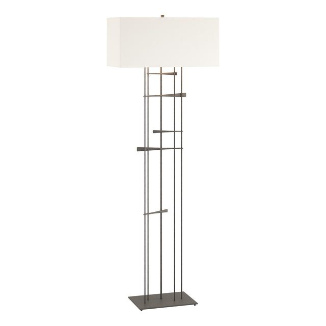 Hubbardton Forge 2013 Natural Iron Natural Anna Shade (SF) Cavaletti Floor Lamp