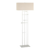 Hubbardton Forge 2013 Vintage Platinum Flax Shade (SE) Cavaletti Floor Lamp