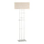 Hubbardton Forge 2013 Vintage Platinum Flax Shade (SE) Cavaletti Floor Lamp