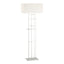 Hubbardton Forge 2013 Vintage Platinum Natural Anna Shade (SF) Cavaletti Floor Lamp