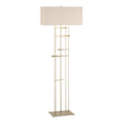 Hubbardton Forge 2013 Soft Gold Flax Shade (SE) Cavaletti Floor Lamp