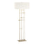 Hubbardton Forge 2013 Soft Gold Natural Anna Shade (SF) Cavaletti Floor Lamp