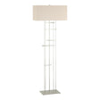 Hubbardton Forge 2013 Sterling Flax Shade (SE) Cavaletti Floor Lamp