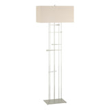 Hubbardton Forge 2013 Sterling Flax Shade (SE) Cavaletti Floor Lamp