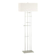 Hubbardton Forge 2013 Sterling Natural Anna Shade (SF) Cavaletti Floor Lamp