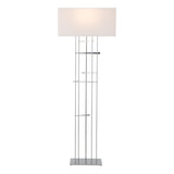 Hubbardton Forge 2013 Sterling Natural Anna Shade (SF) Cavaletti Floor Lamp