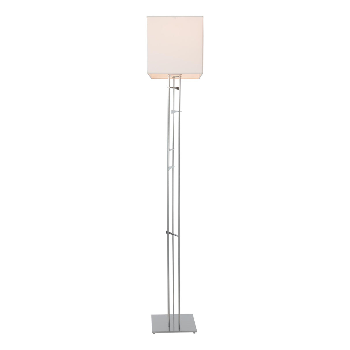 Hubbardton Forge 2013 Sterling Natural Anna Shade (SF) Cavaletti Floor Lamp