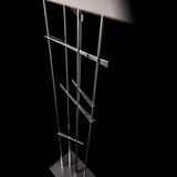 Hubbardton Forge 2013 Sterling Natural Anna Shade (SF) Cavaletti Floor Lamp