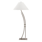 Hubbardton Forge 2003 Bronze Natural Anna Shade (SF) Metamorphic Contemporary Floor Lamp