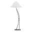 Hubbardton Forge 2003 Dark Smoke Natural Anna Shade (SF) Metamorphic Contemporary Floor Lamp