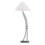 Hubbardton Forge 2003 Black Natural Anna Shade (SF) Metamorphic Contemporary Floor Lamp