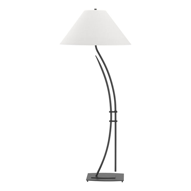 Hubbardton Forge 2003 Black Natural Anna Shade (SF) Metamorphic Contemporary Floor Lamp