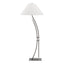 Hubbardton Forge 2003 Oil Rubbed Bronze Natural Anna Shade (SF) Metamorphic Contemporary Floor Lamp