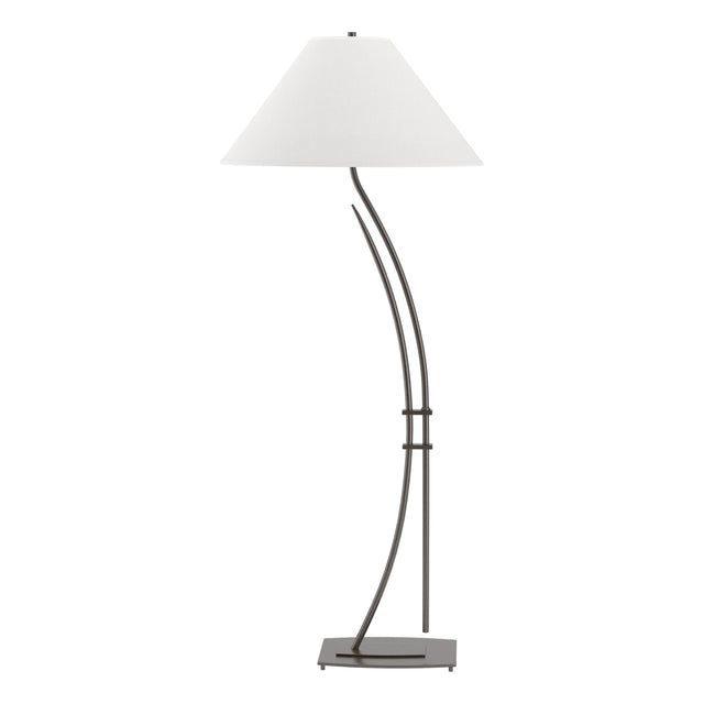 Hubbardton Forge 2003 Oil Rubbed Bronze Natural Anna Shade (SF) Metamorphic Contemporary Floor Lamp