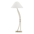 Hubbardton Forge 2003 Soft Gold Natural Anna Shade (SF) Metamorphic Contemporary Floor Lamp