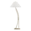 Hubbardton Forge 2003 Soft Gold Natural Anna Shade (SF) Metamorphic Contemporary Floor Lamp