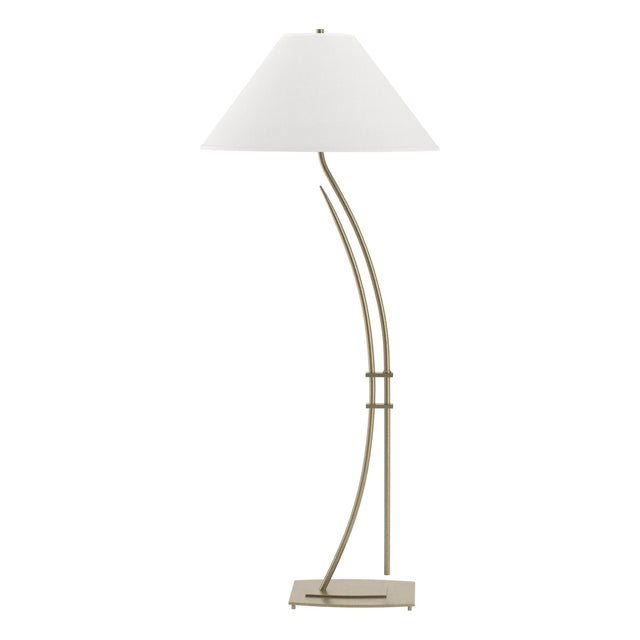 Hubbardton Forge 2003 Soft Gold Natural Anna Shade (SF) Metamorphic Contemporary Floor Lamp