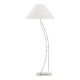 Hubbardton Forge 2003 Sterling Natural Anna Shade (SF) Metamorphic Contemporary Floor Lamp
