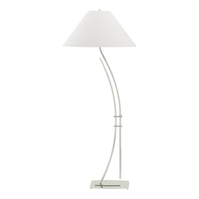 Hubbardton Forge 2003 Sterling Natural Anna Shade (SF) Metamorphic Contemporary Floor Lamp