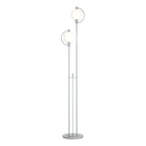 Hubbardton Forge 2015 Vintage Platinum Opal Glass (GG) Pluto Floor Lamp
