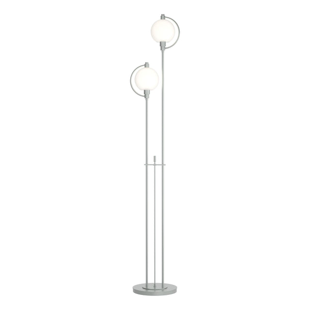 Hubbardton Forge 2015 Vintage Platinum Opal Glass (GG) Pluto Floor Lamp