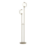 Hubbardton Forge 2015 Soft Gold Opal Glass (GG) Pluto Floor Lamp