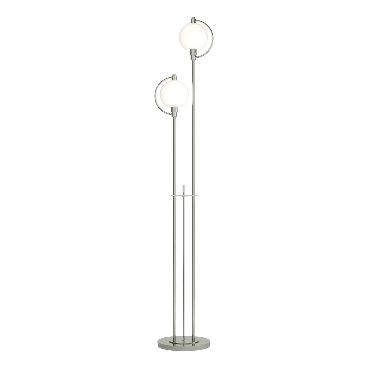 Hubbardton Forge 2015 Sterling Opal Glass (GG) Pluto Floor Lamp