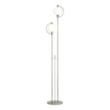 Hubbardton Forge 2015 Sterling Opal Glass (GG) Pluto Floor Lamp