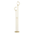 Hubbardton Forge 2015 Modern Brass Opal Glass (GG) Pluto Floor Lamp