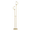 Hubbardton Forge 2015 Modern Brass Opal Glass (GG) Pluto Floor Lamp