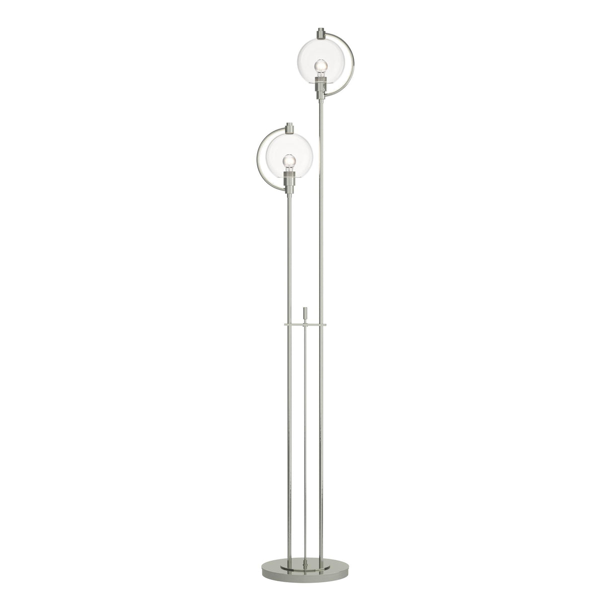 Hubbardton Forge 2015 Sterling Clear Glass (ZM) Pluto Floor Lamp