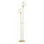 Hubbardton Forge 2015 Modern Brass Clear Glass (ZM) Pluto Floor Lamp