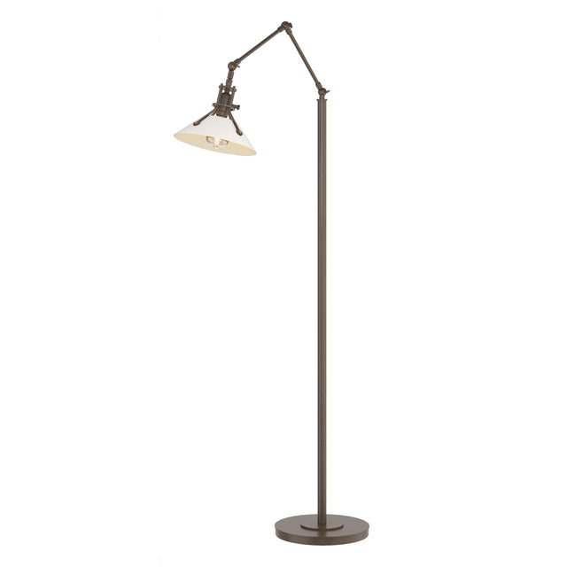 Hubbardton Forge 2015 Bronze White Henry Floor Lamp