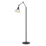 Hubbardton Forge 2015 Black White Henry Floor Lamp