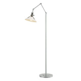 Hubbardton Forge 2015 Vintage Platinum White Henry Floor Lamp