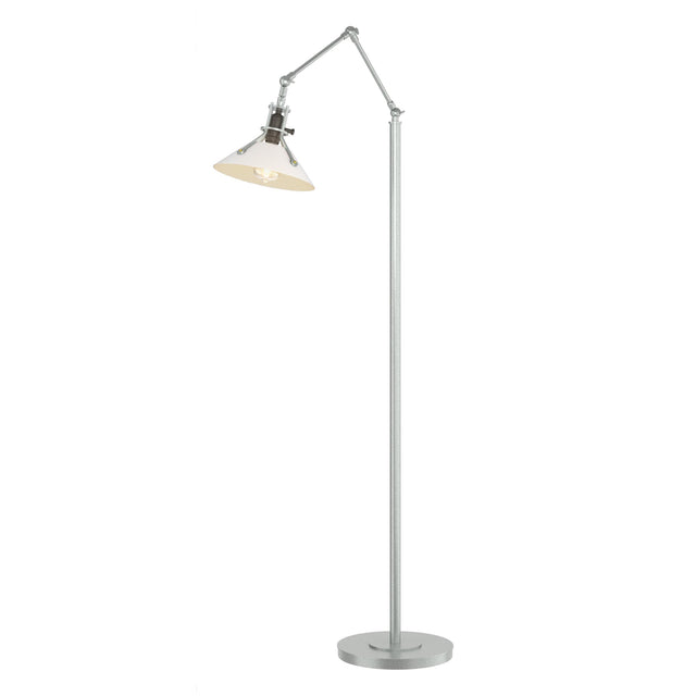 Hubbardton Forge 2015 Vintage Platinum White Henry Floor Lamp