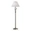 Hubbardton Forge 1999 Soft Gold Natural Anna Shade (SF) Forged Leaves and Vase Floor Lamp