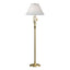 Hubbardton Forge 1999 Modern Brass Natural Anna Shade (SF) Forged Leaves and Vase Floor Lamp