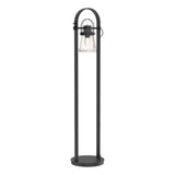 Hubbardton Forge 2016 Black Clear Glass (ZM) Erlenmeyer Floor Lamp