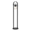Hubbardton Forge 2016 Black Clear Glass (ZM) Erlenmeyer Floor Lamp