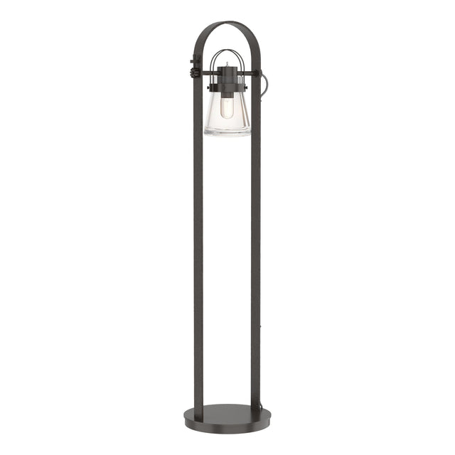 Hubbardton Forge 2016 Oil Rubbed Bronze Clear Glass (ZM) Erlenmeyer Floor Lamp