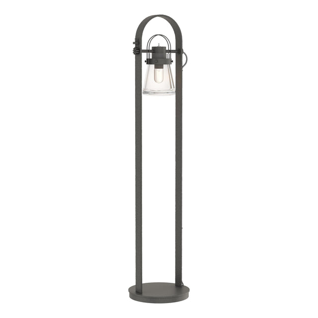 Hubbardton Forge 2016 Natural Iron Clear Glass (ZM) Erlenmeyer Floor Lamp