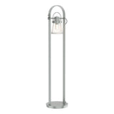 Hubbardton Forge 2016 Vintage Platinum Clear Glass (ZM) Erlenmeyer Floor Lamp