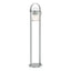 Hubbardton Forge 2016 Vintage Platinum Clear Glass (ZM) Erlenmeyer Floor Lamp