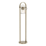 Hubbardton Forge 2016 Soft Gold Clear Glass (ZM) Erlenmeyer Floor Lamp